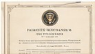 Executive memorandum